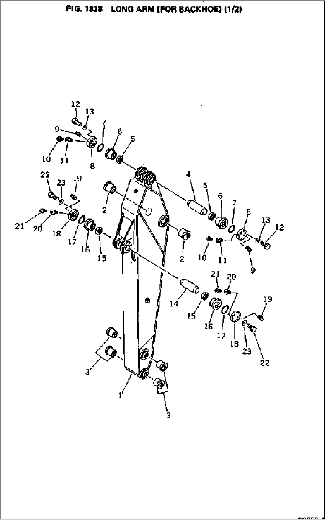 LONG ARM (FOR BACKHOE) (1/2)