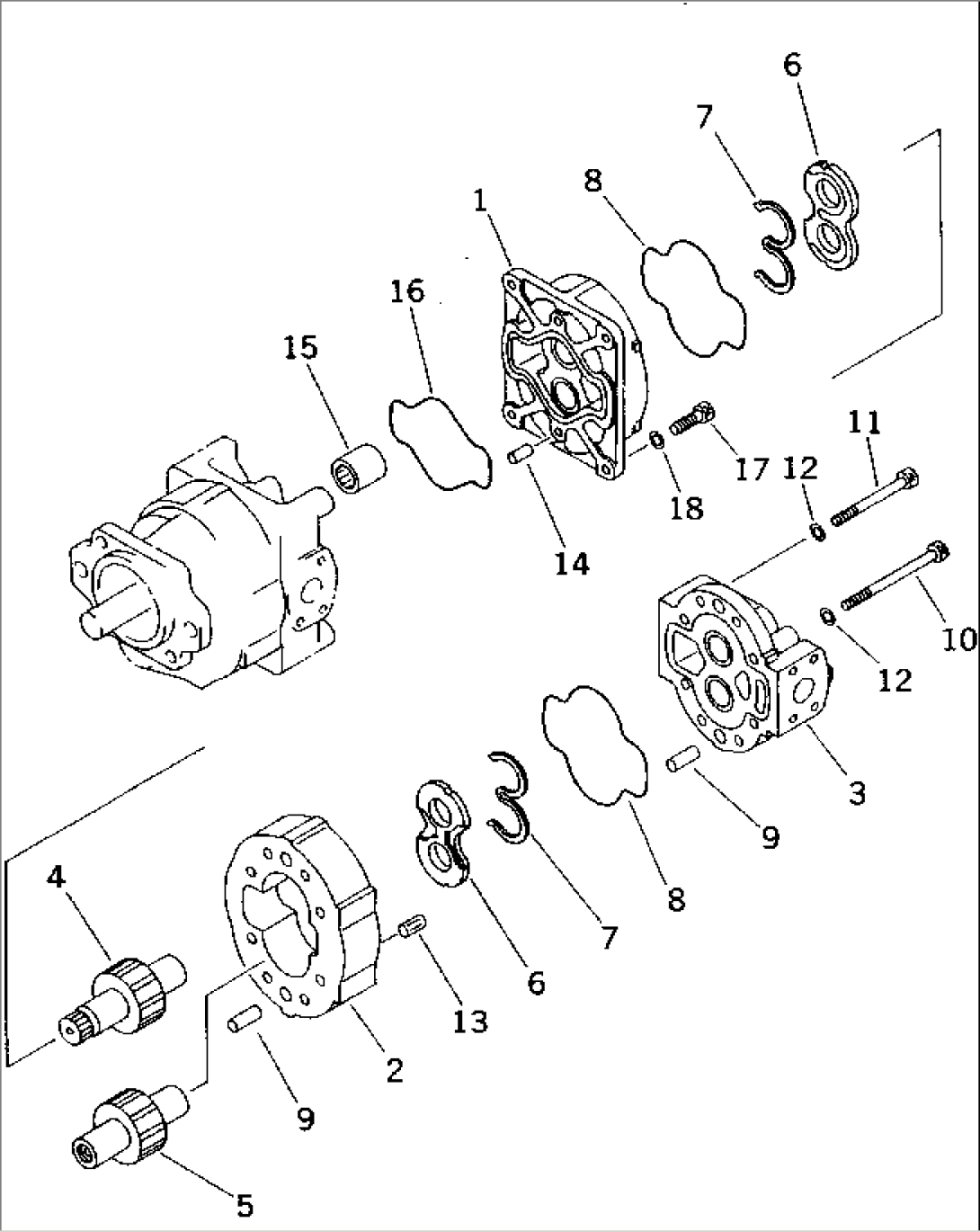HYDRAULIC PUMP (BRAKE COOLING) (2/2)
