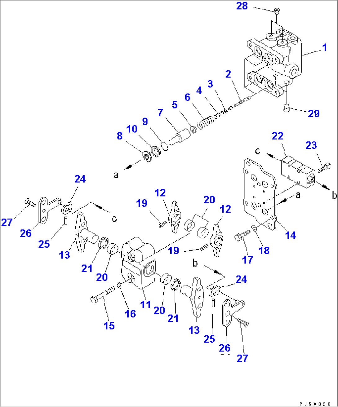 PPC VALVE (FOR TRAVEL) (FOR TRAVEL PEDAL)(#51147-52373)