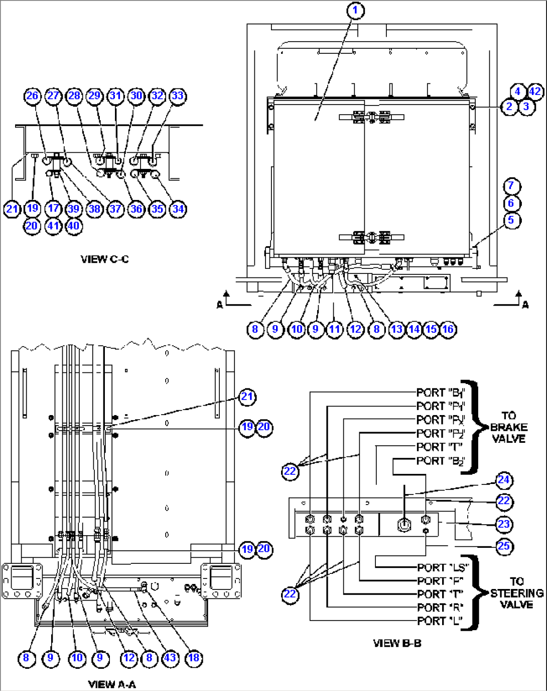 BRAKE CABINET/CAB PIPING