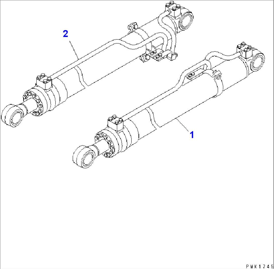 BOOM CYLINDER (SHOCK-LESS TYPE)(#51000-)
