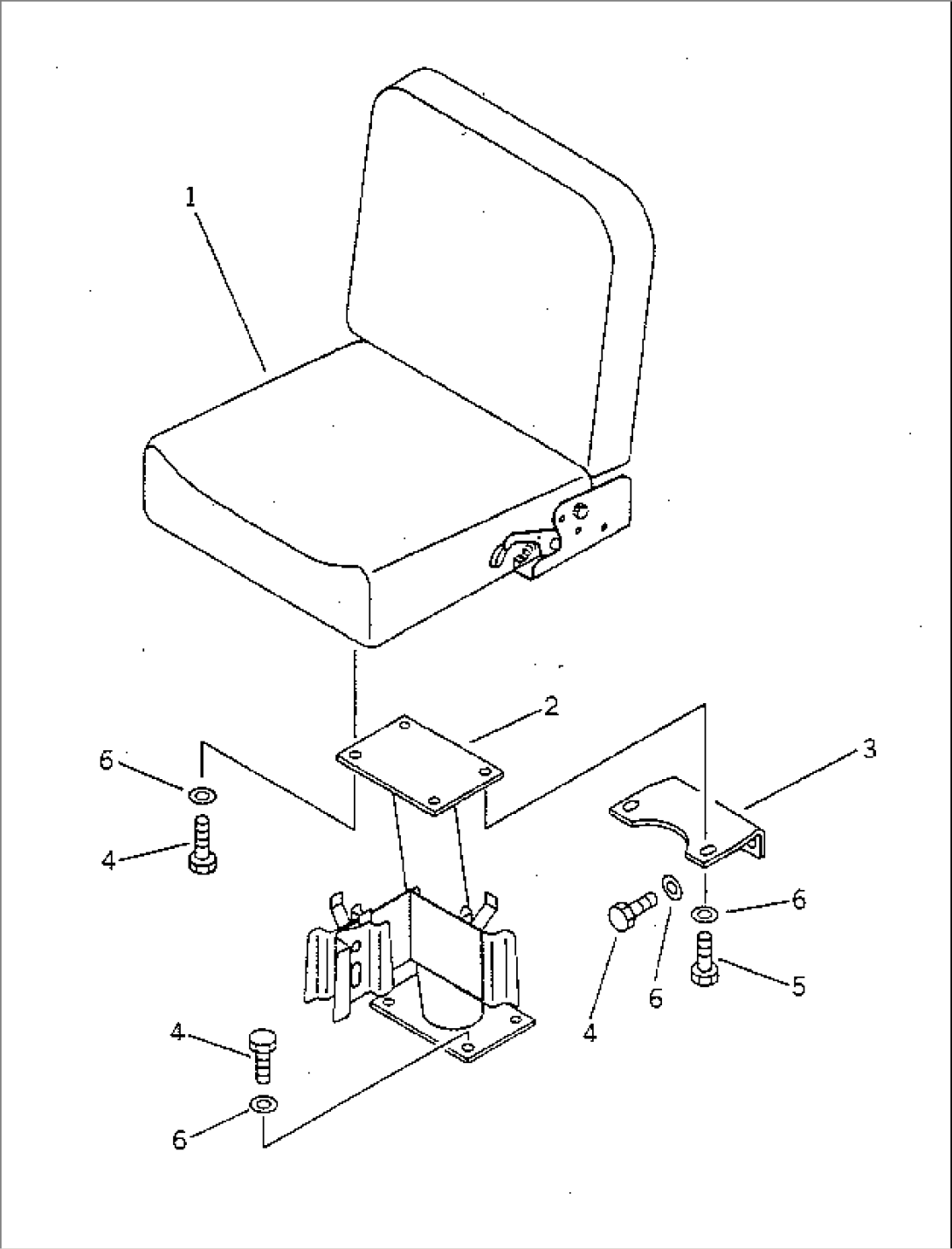 AUXILIARY SEAT (FOR 2-PERSONS CAB)