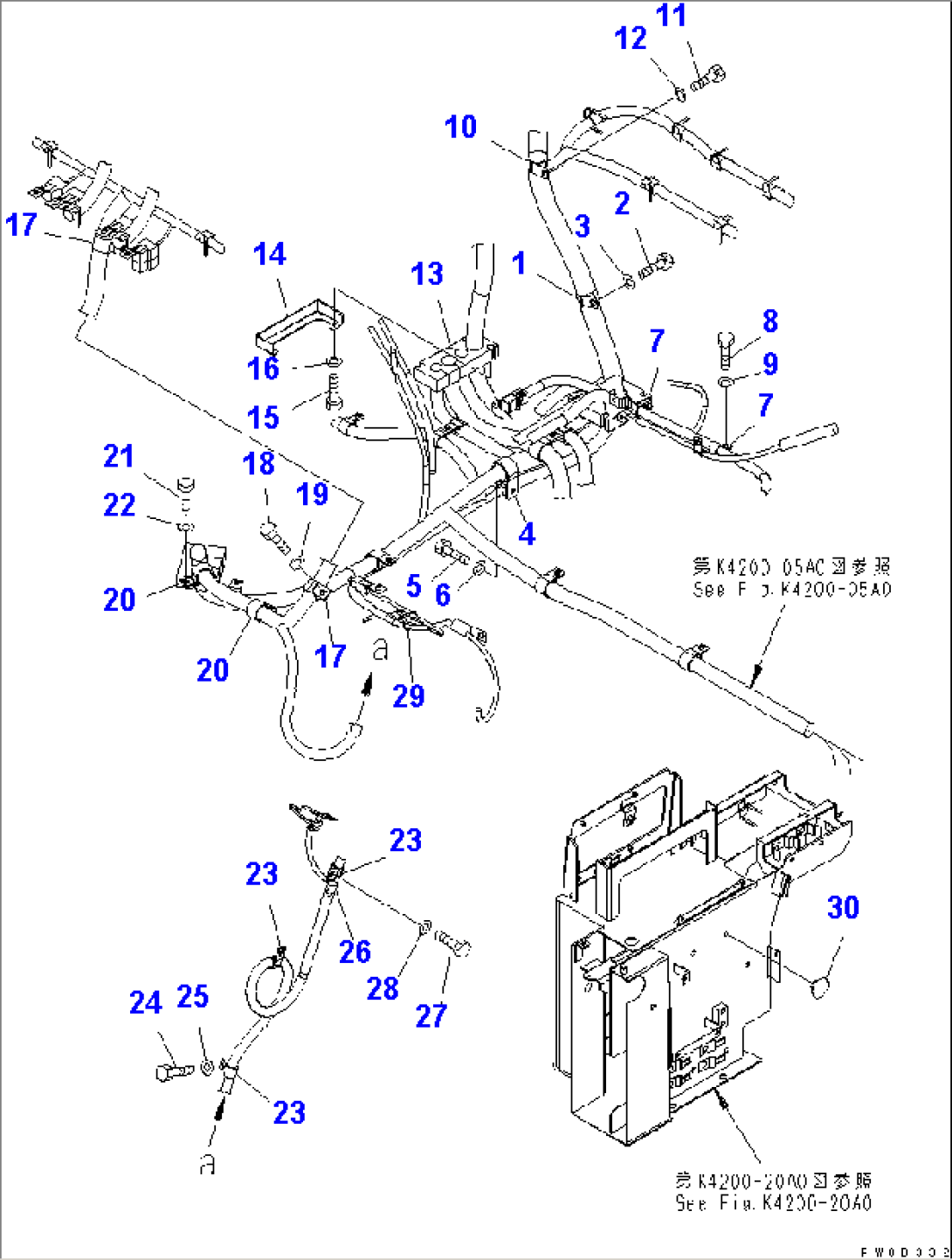 FLOOR FRAME (WIRING HARNESS) (2/2)