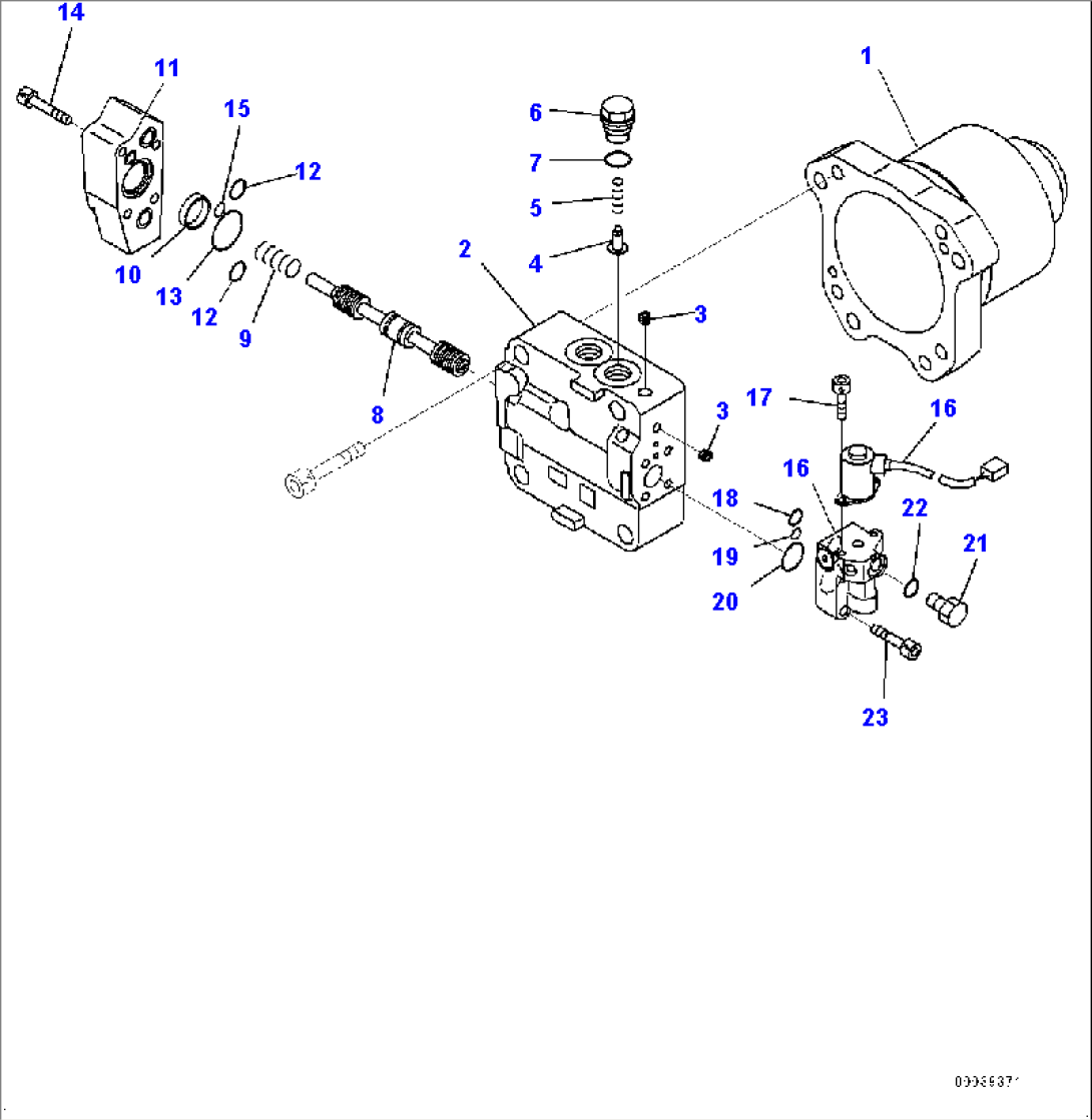 Cooling System, For Counterweight Remover, Inner Parts, Fan Motor (1/3) (#65001-)