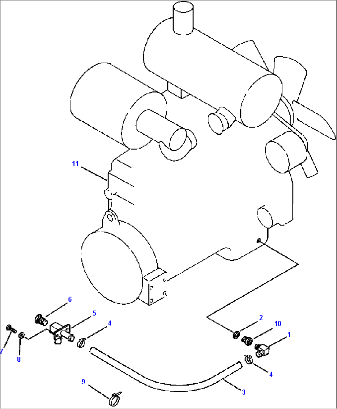 FIG NO. 1011 ENGINE OIL DRAIN