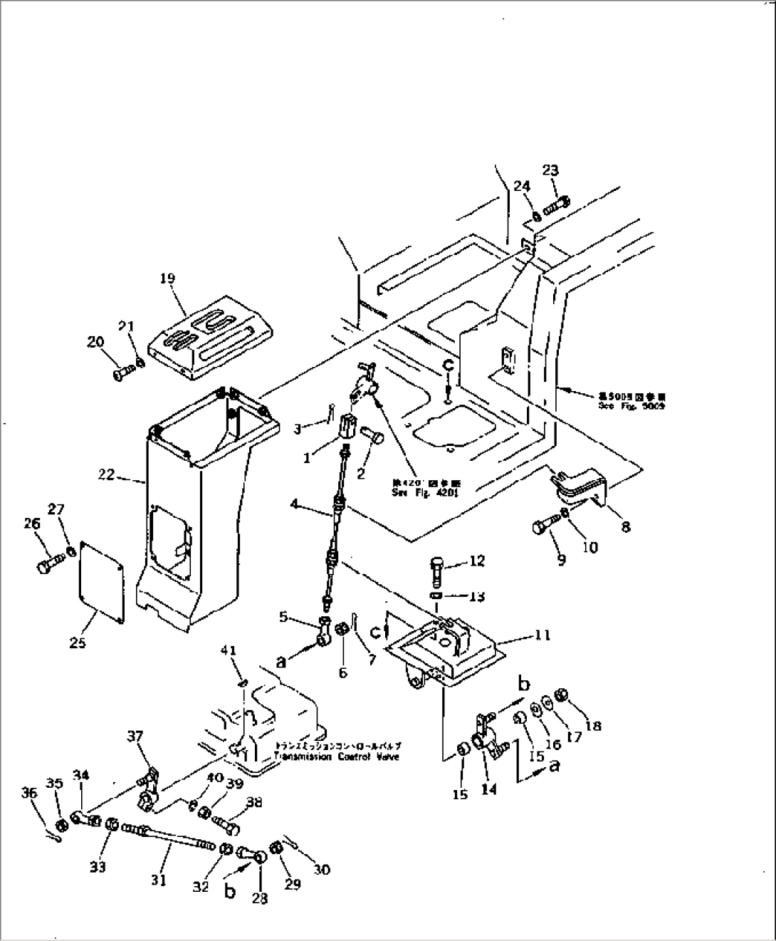 TRANSMISSION CONTROL LINKAGE (2/2)(#35001-)