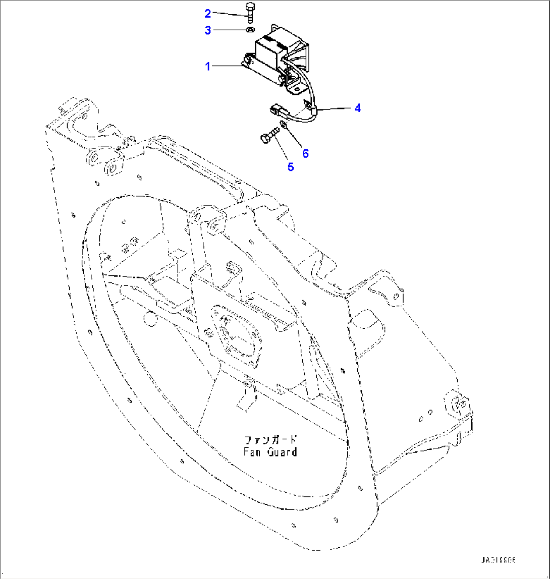 Back-up Alarm (#40001-)