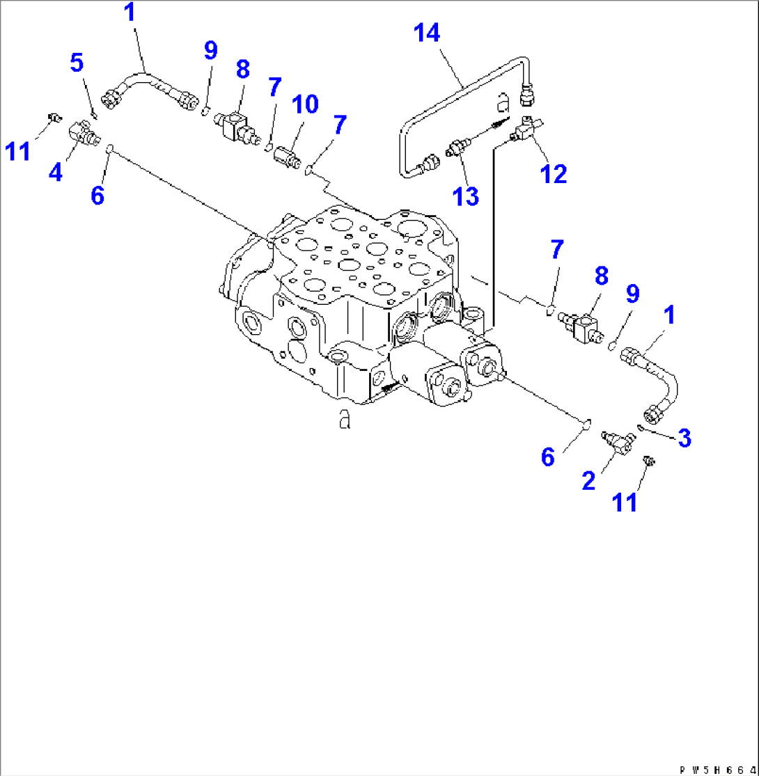 CONTROL VALVE (2-SPOOL) (3/7)