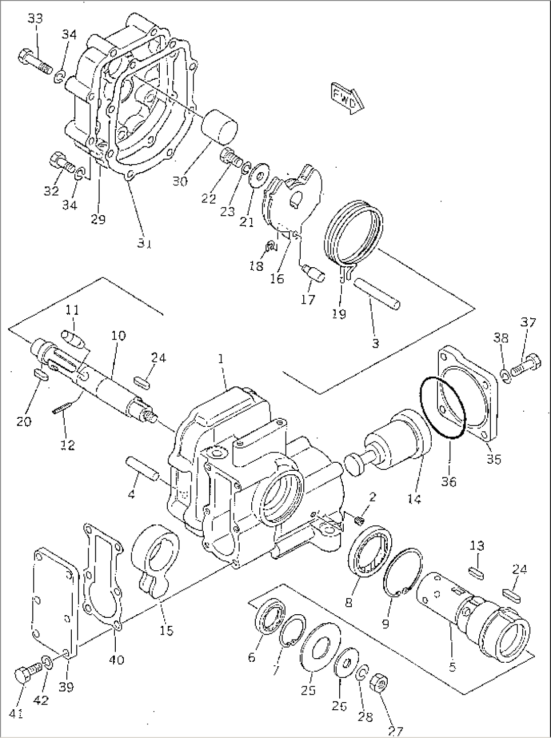 BLADE TILT AND RIPPER SERVO VALVE