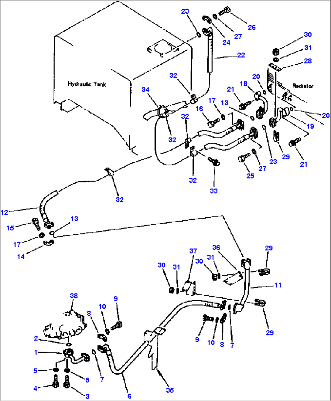 FIG NO. 6441 HYDRAULIC PIPING COOLING LINE