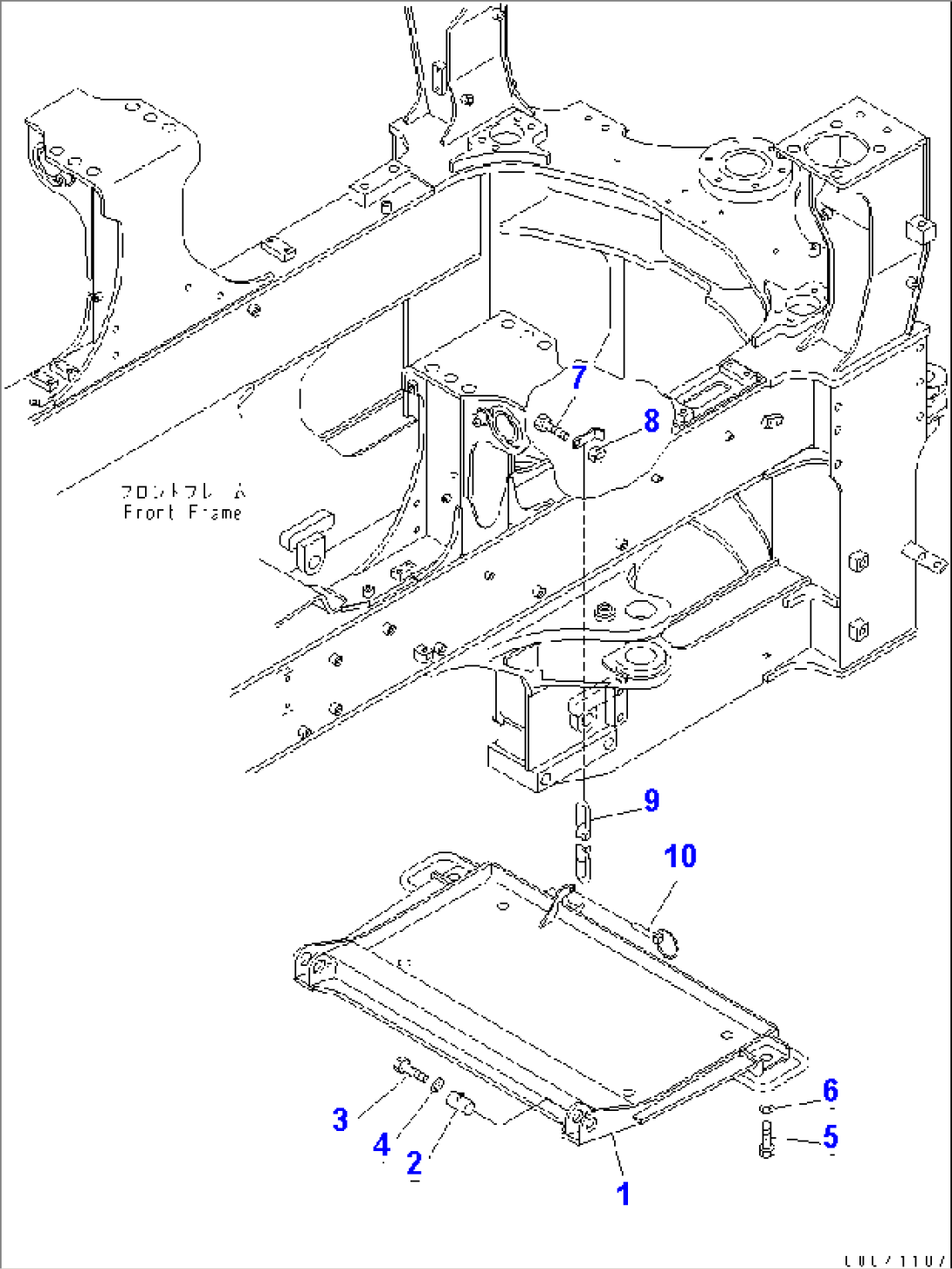 TRANSMISSION UNDER GUARD(#1171-)