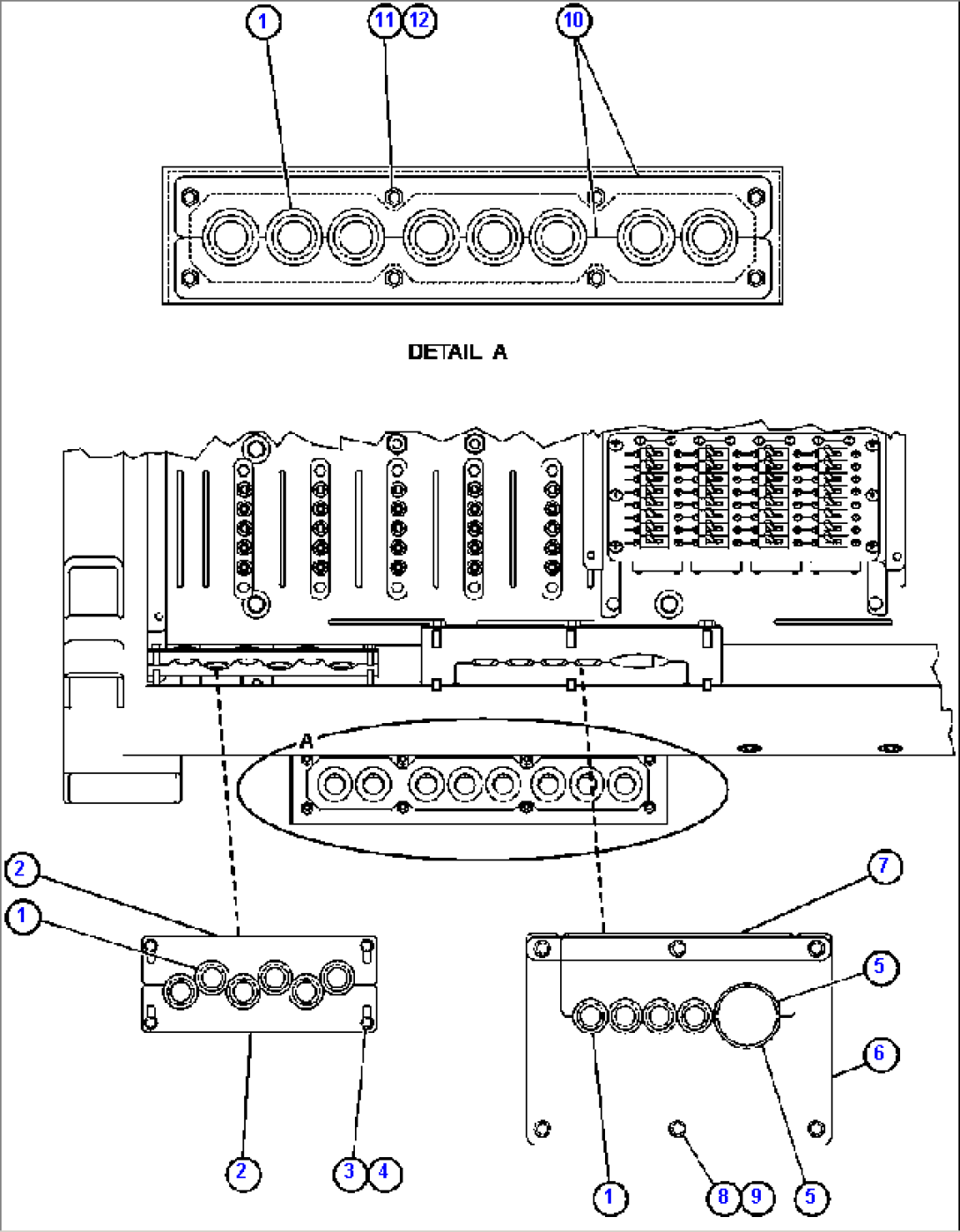 REAR CAB PANEL - GROMMETS