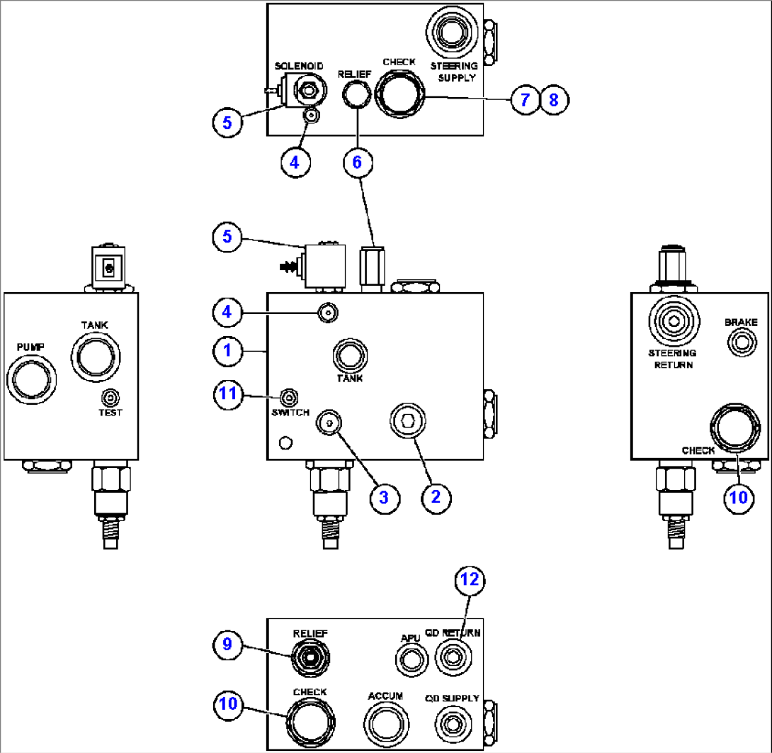 BLEEDDOWN MANIFOLD VALVE ASSM (PC0235)