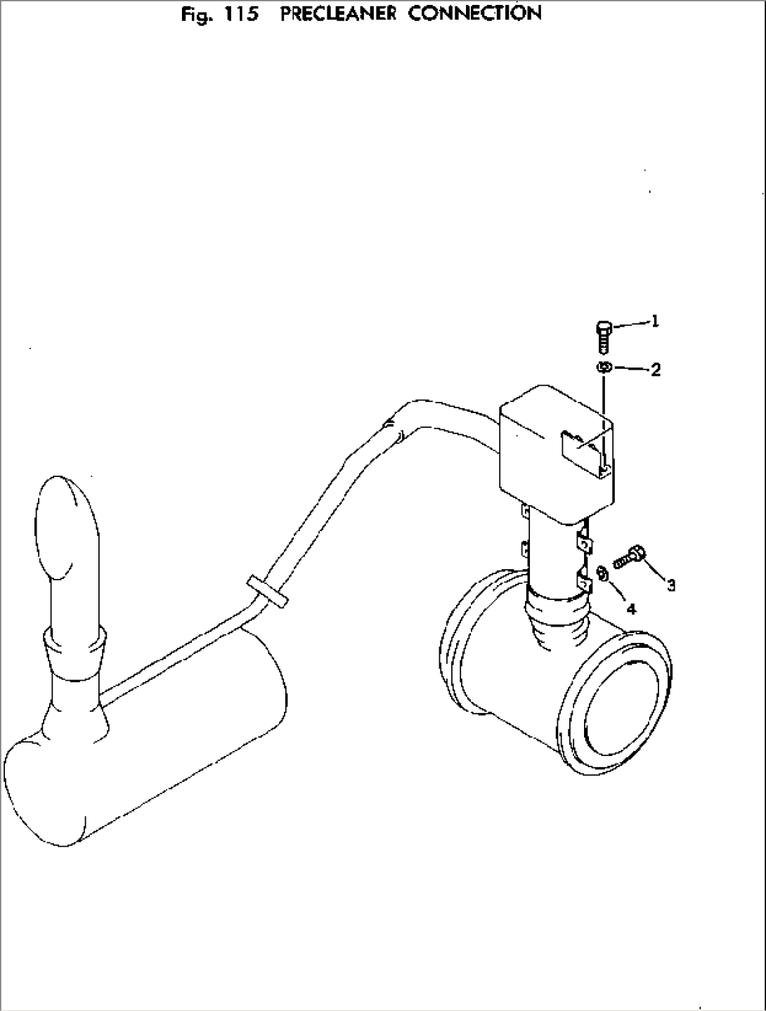 PRECLEANER CONNECTION