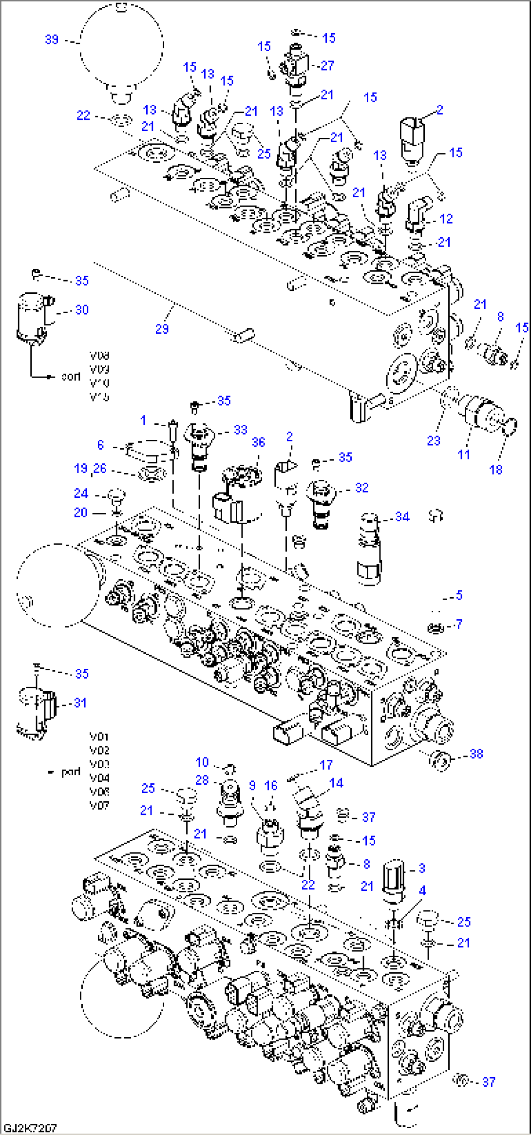 SOLENOID VALVE (WITH INNER PARTS)