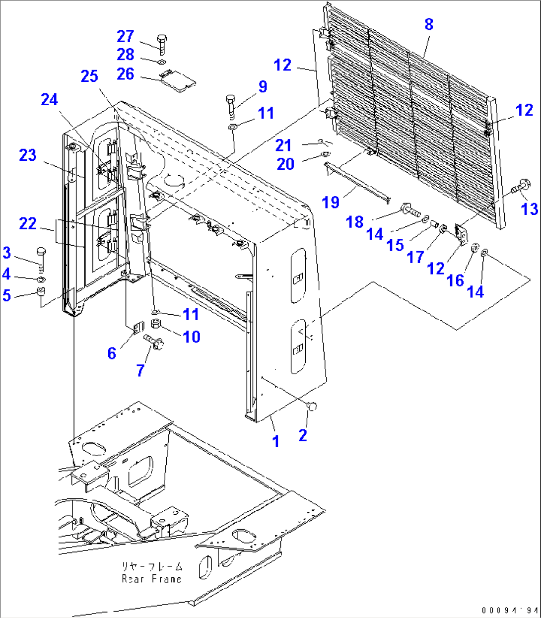 HOOD (RADIATOR GUARD)(#50106-)