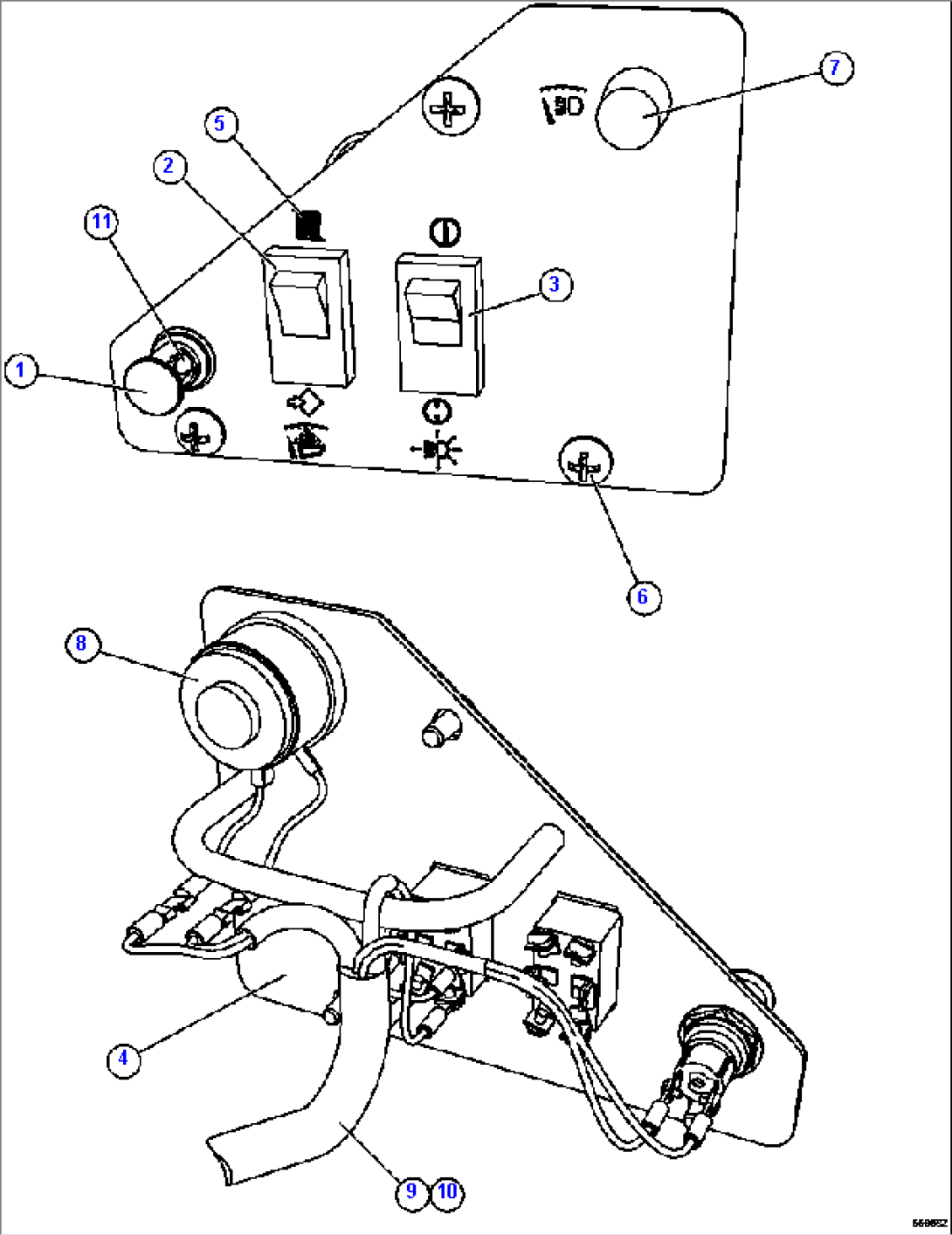 LOWER LH DASH MODULE EL2677