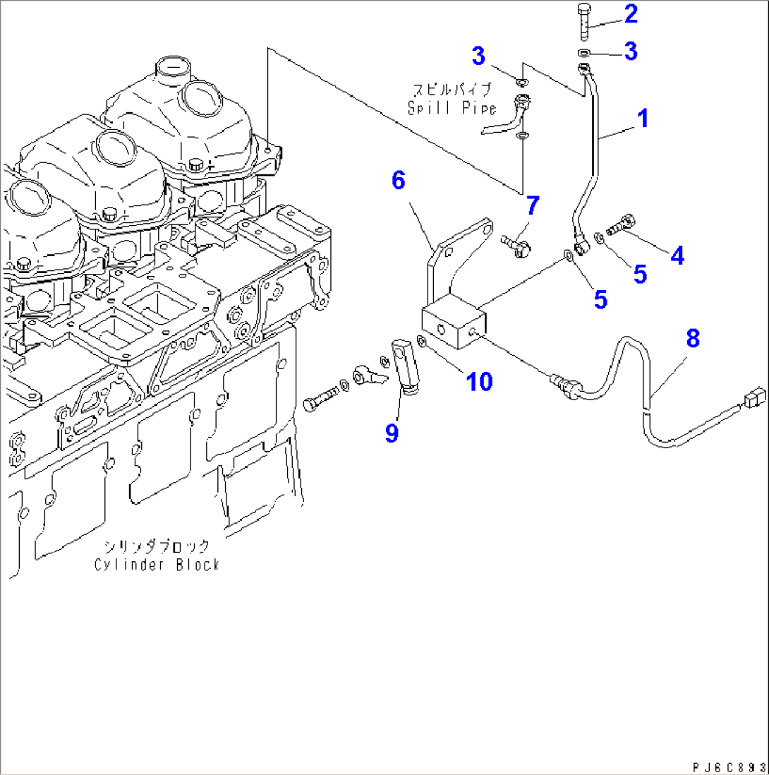 FUEL RETURN PIPING
