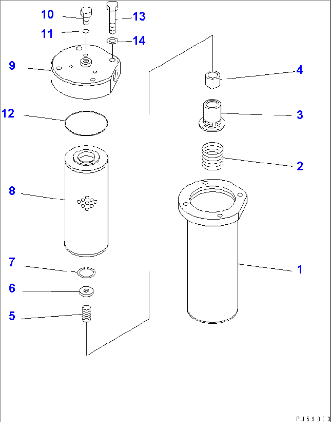 TRANSMISSION OIL FILTER(#10001-10027)