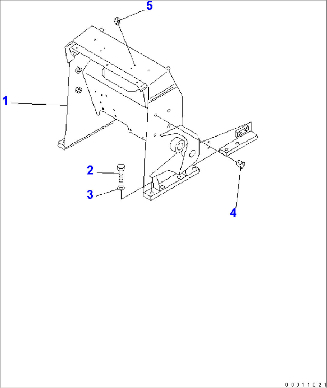 SIDE FRAME (FOR 2 LEVERS STEERING)