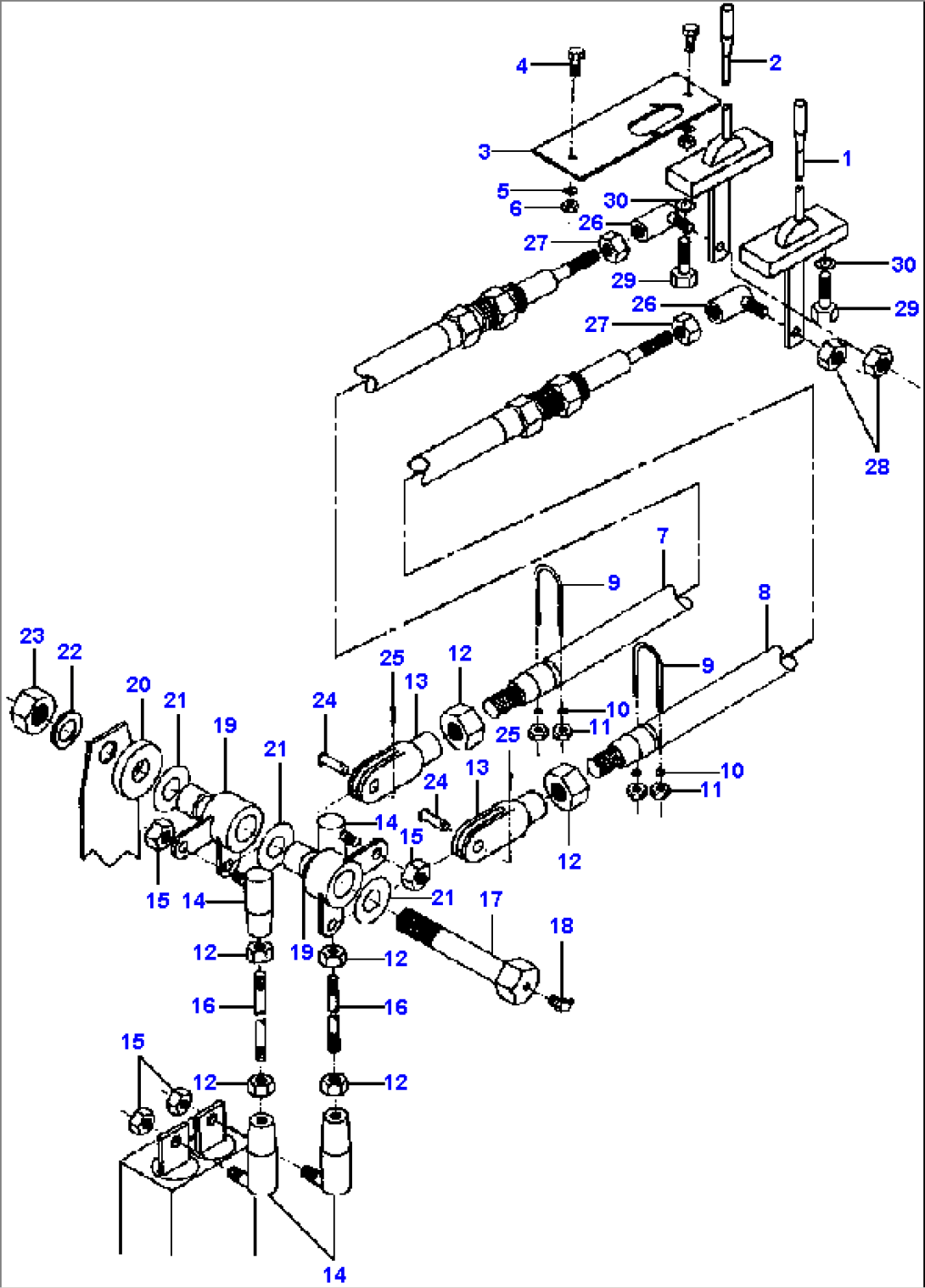 TRANSMISSION CONTROLS SHIFT, FORWARD & REVERSE