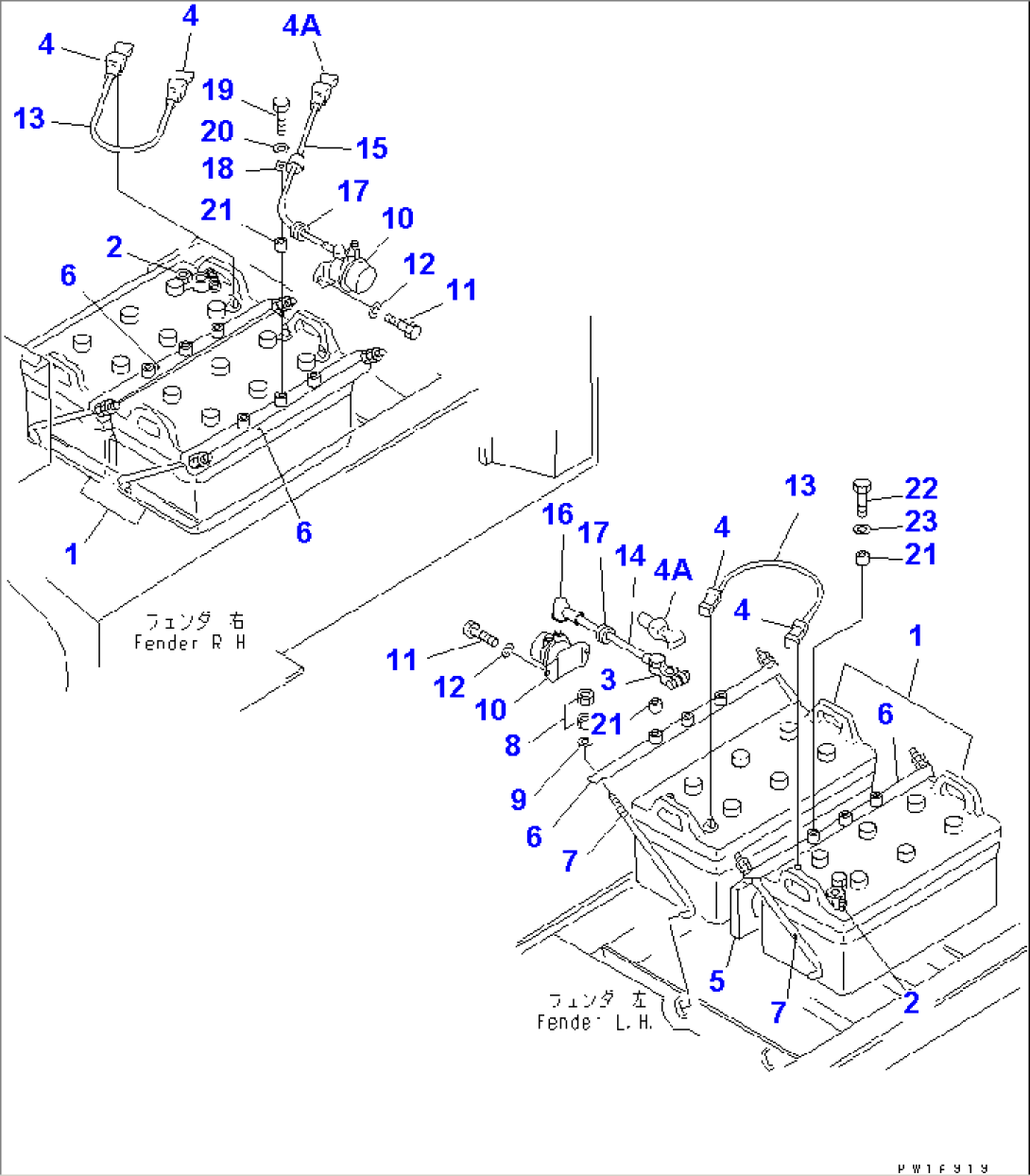 BATTERY AND RELAY SWITCH (1/2)(#10043-)