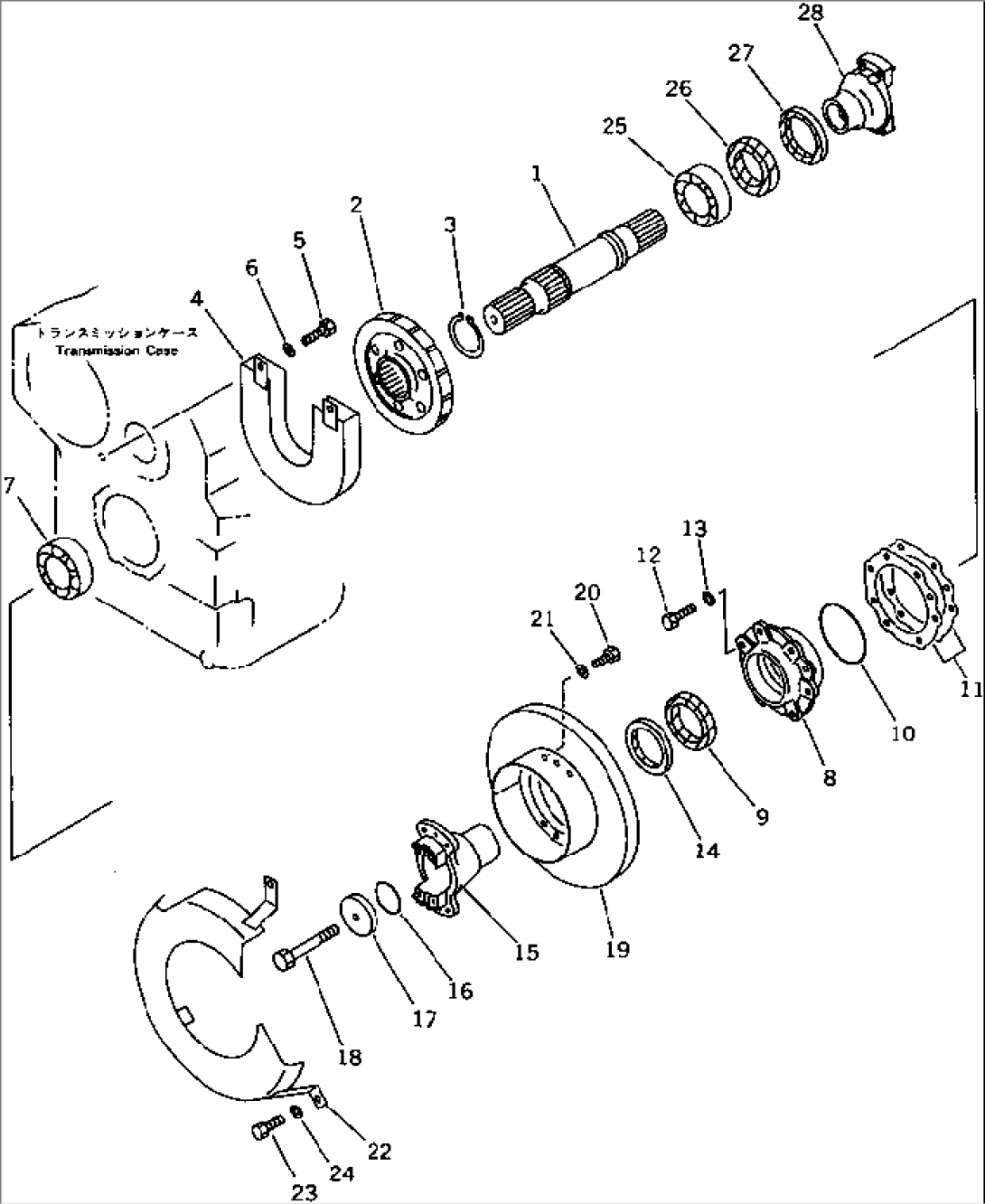 OUTPUT SHAFT (MECHANICAL CONTROL TYPE)