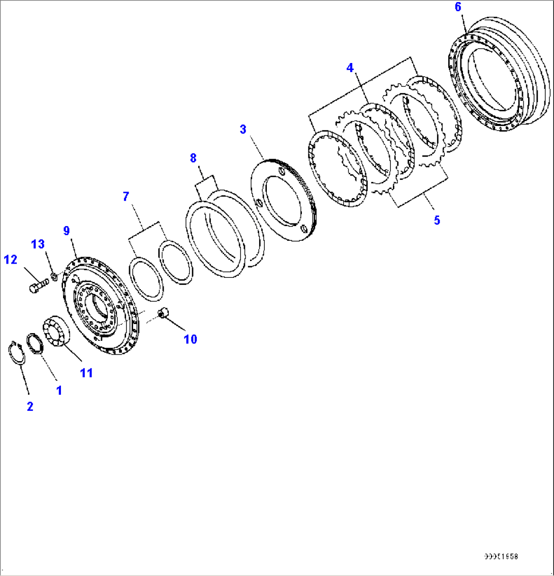 Torque Converter and Transmission, Drive Case (#8173-)