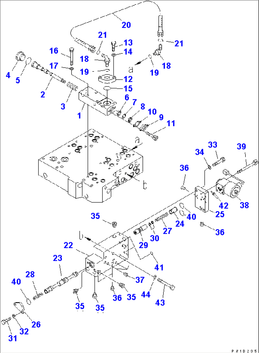 BRAKE VALVE AND CONTROL VALVE