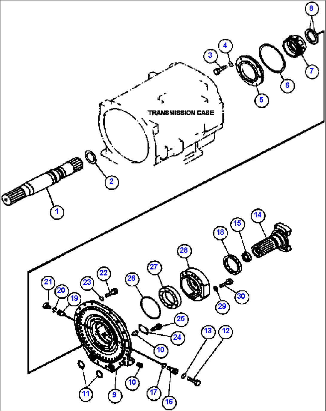 TRANSMISSION - INPUT AND OUTPUT (561-15-61030)