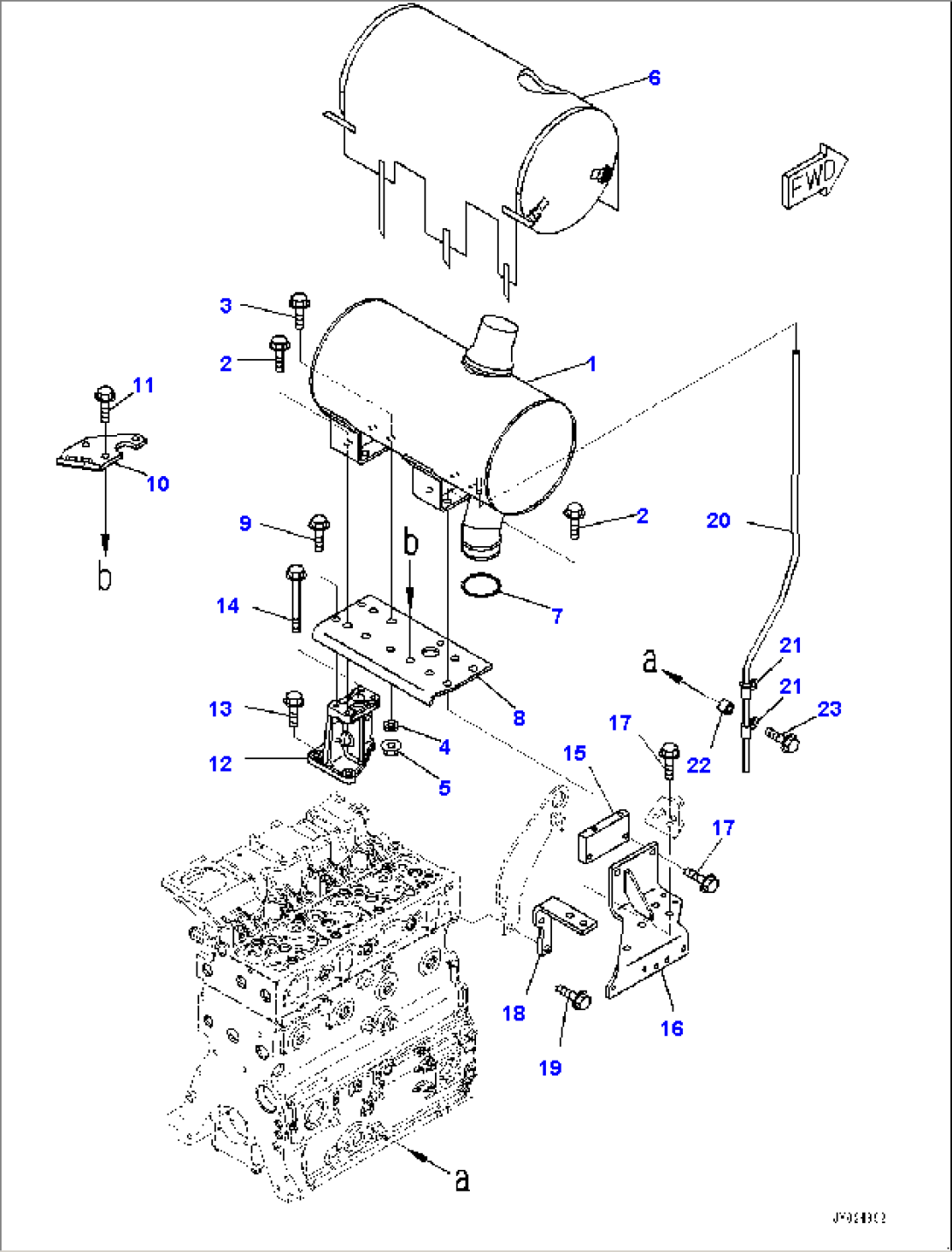 Exhaust Muffler (#523141-)
