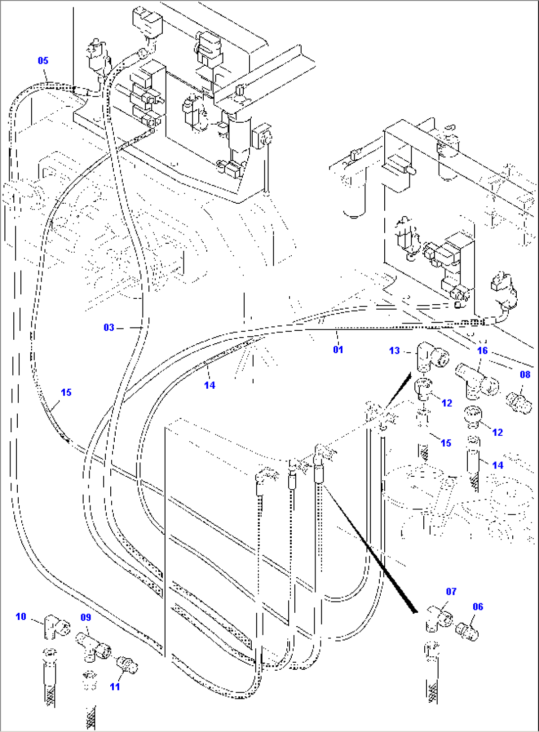 Tank Lines, Control,-and Filter Plates