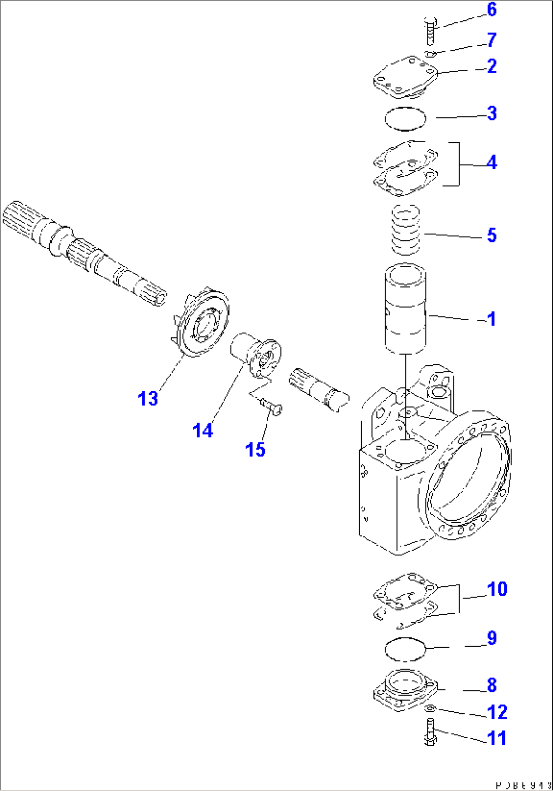 MAIN PUMP (6/14) (N0.1 PUMP)