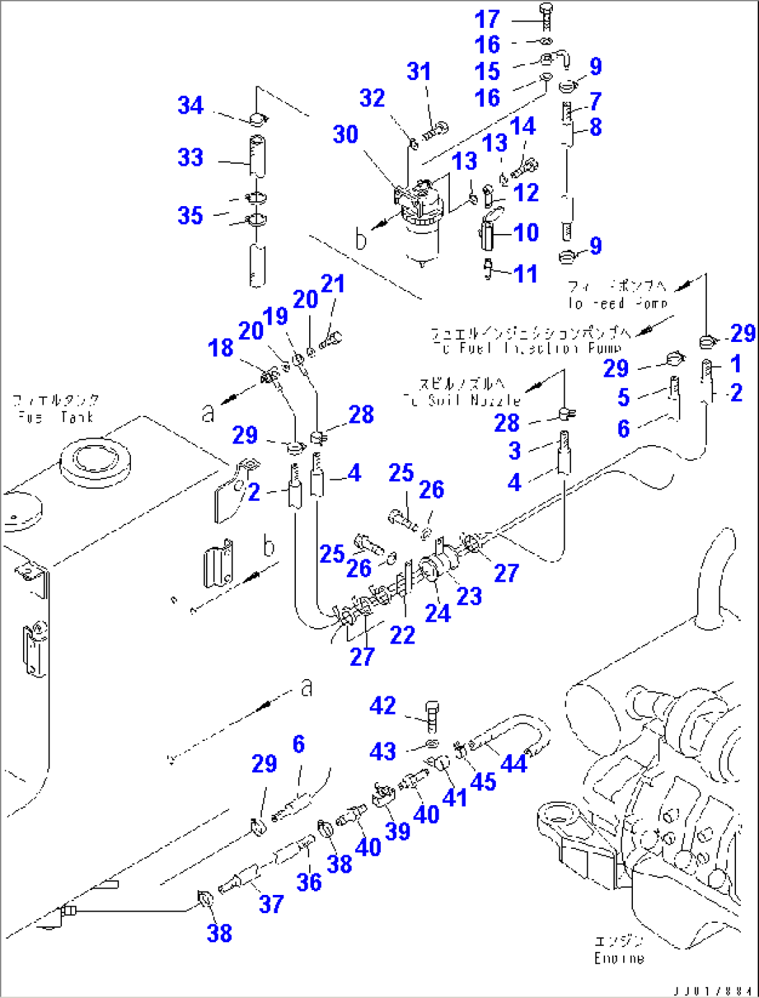 FUEL LINE (FOR WATER SEPARATOR)
