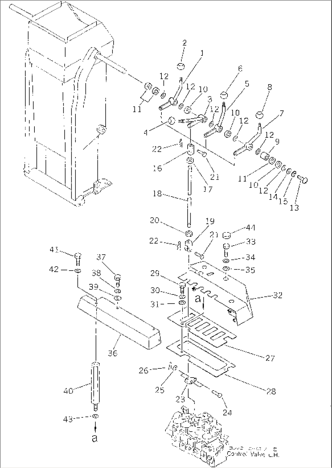 HYDRAULIC CONTROL LEVER (1/2)