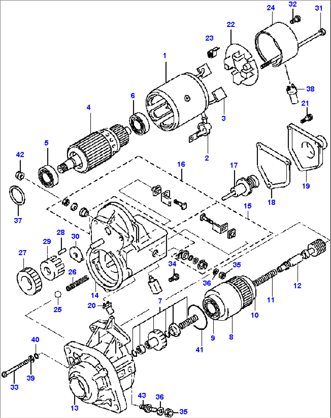 A6112-A1A2 STARTING MOTOR