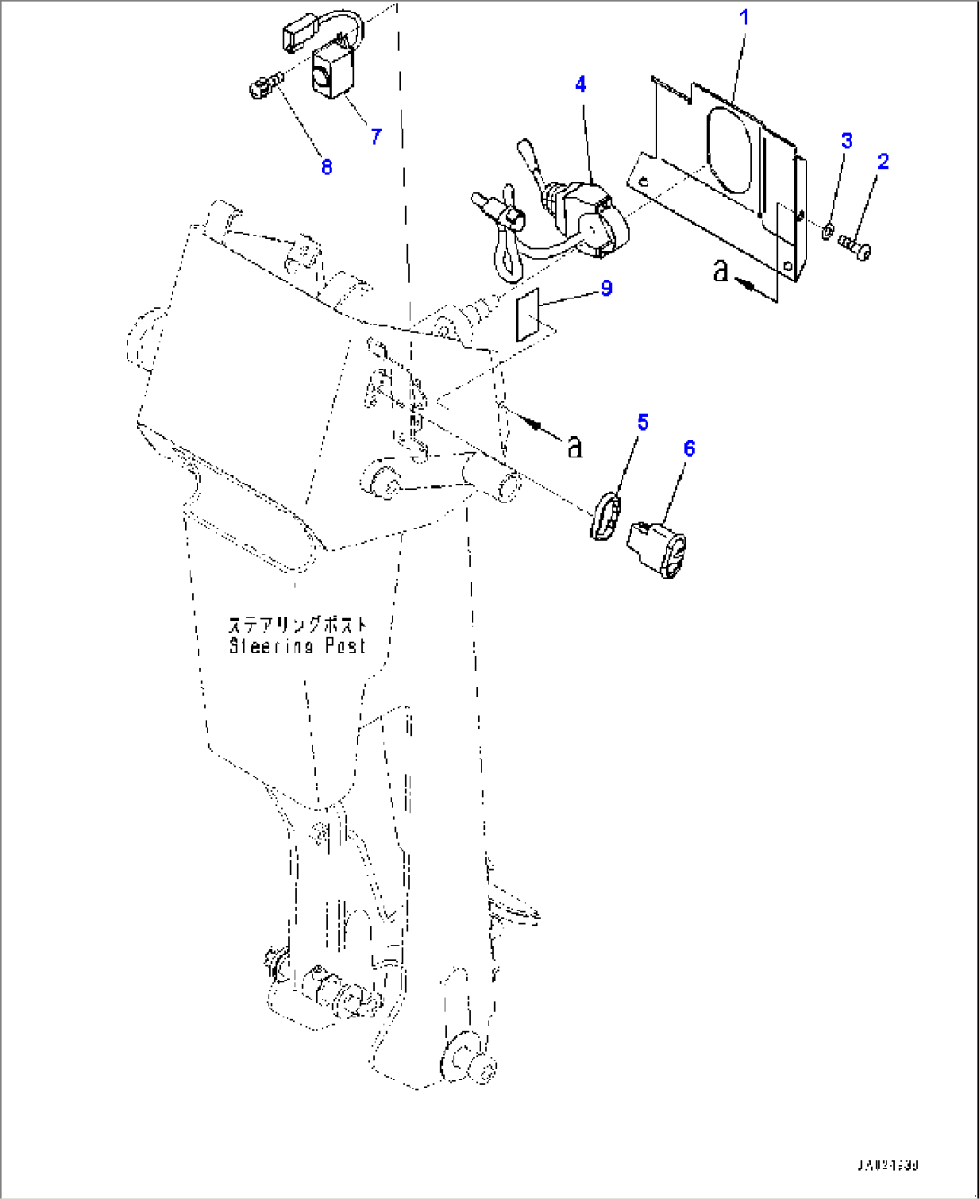 Floor Frame, Switch and Plate (#1001-)