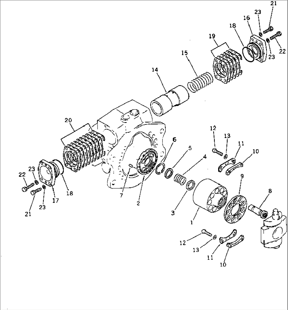 HYDRAULIC PUMP¤ FRONT (2/2) (WITH OLSS)