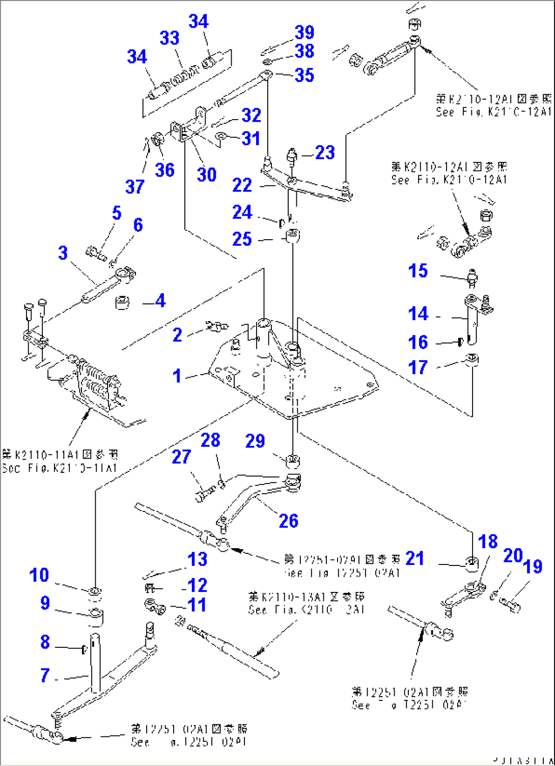 WINCH CONTROL LEVER