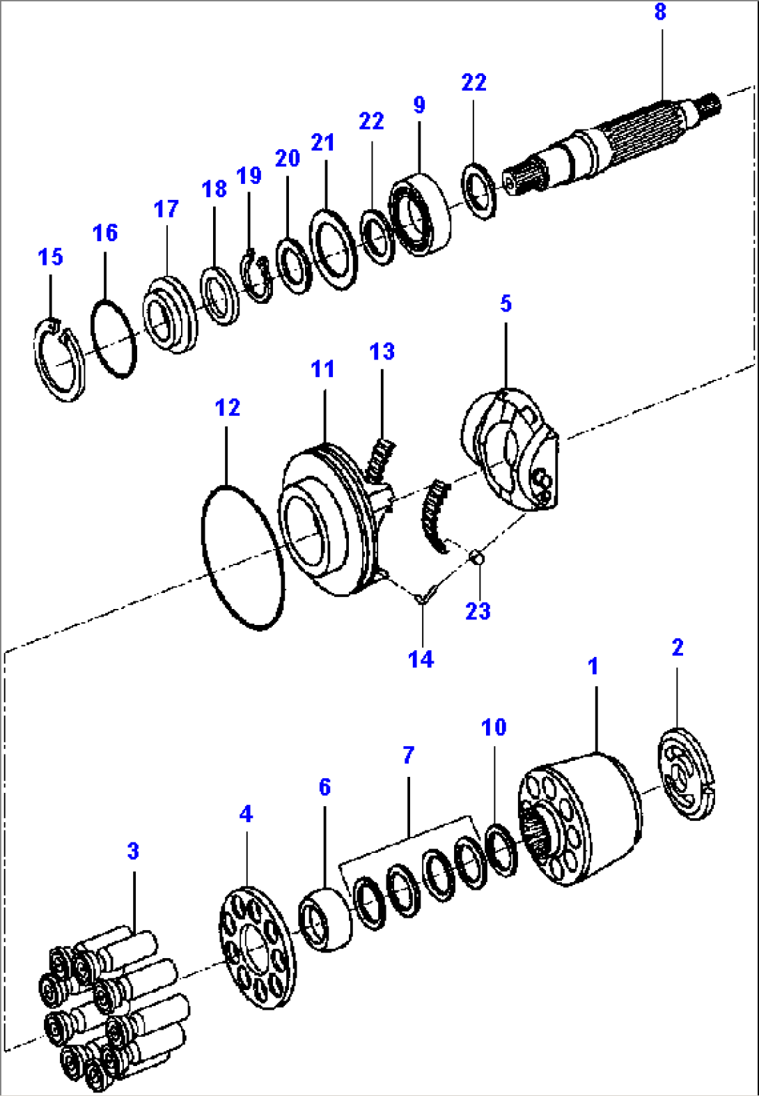 AWD PUMP ROTARY GROUP