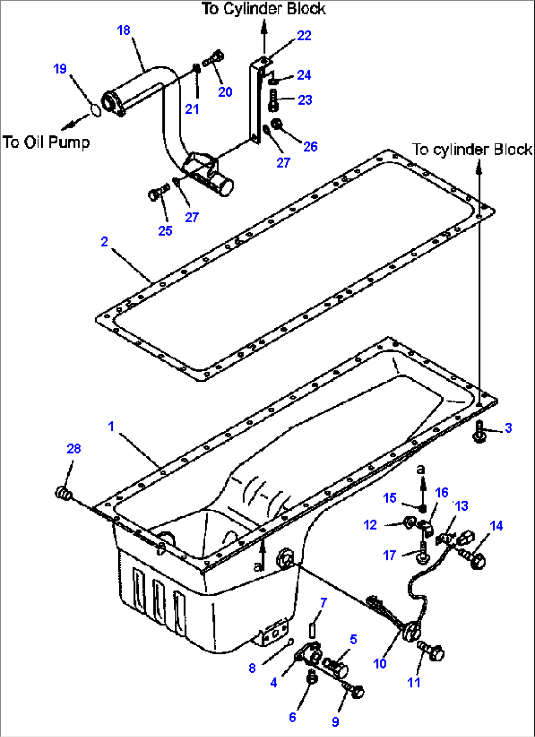 FIG. A2110-A4L6 OIL PAN