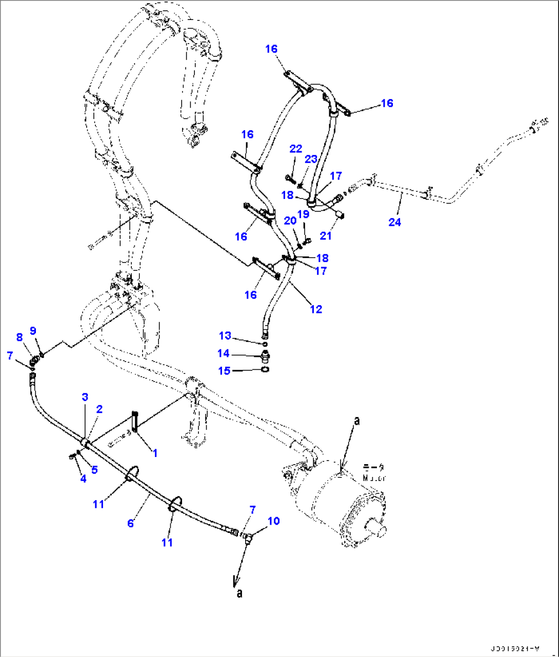 Rotor, Drain Piping (#1006-)