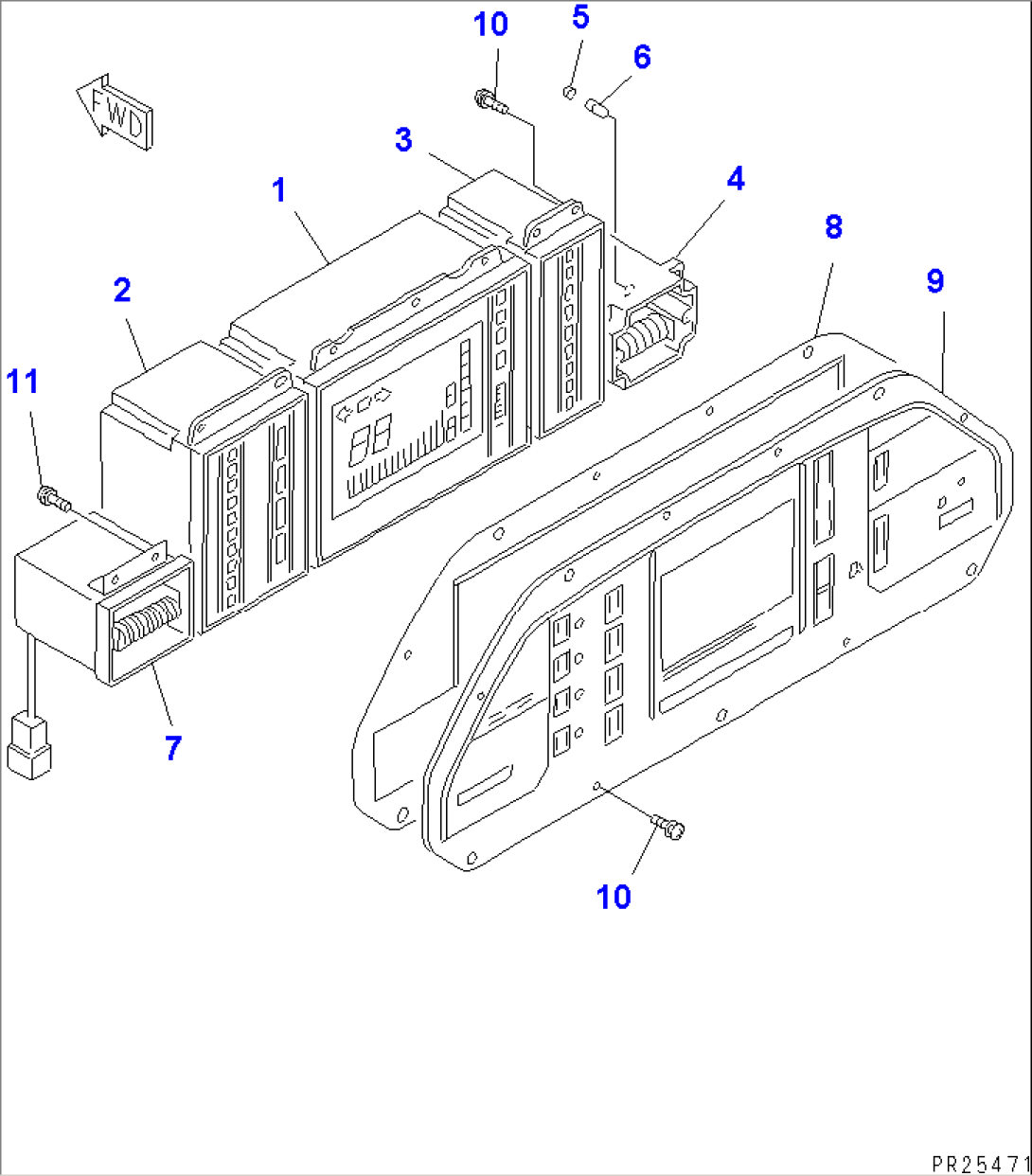 MONITOR PANEL(#5680-5688¤#5690-)