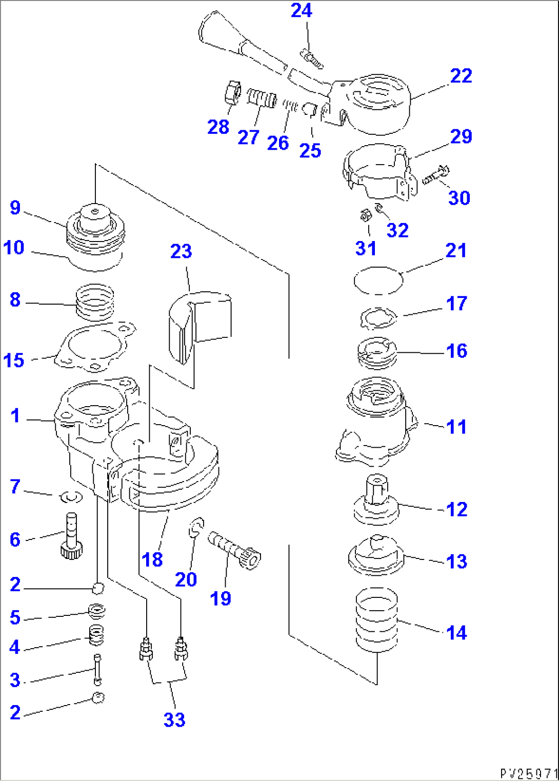FLOOR (STEERING COLUMN) (RETARDER VALVE)