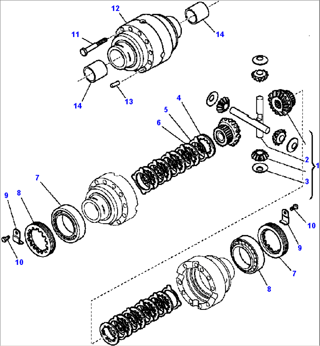 FIG. F3466-01A0 REAR AXLE - DIFFERENTIAL