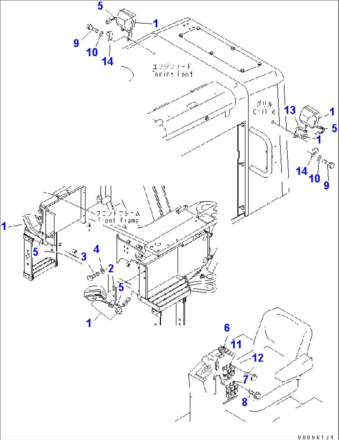 ELECTRICAL SYSTEM (FRONT AND REAR WORK LAMP)