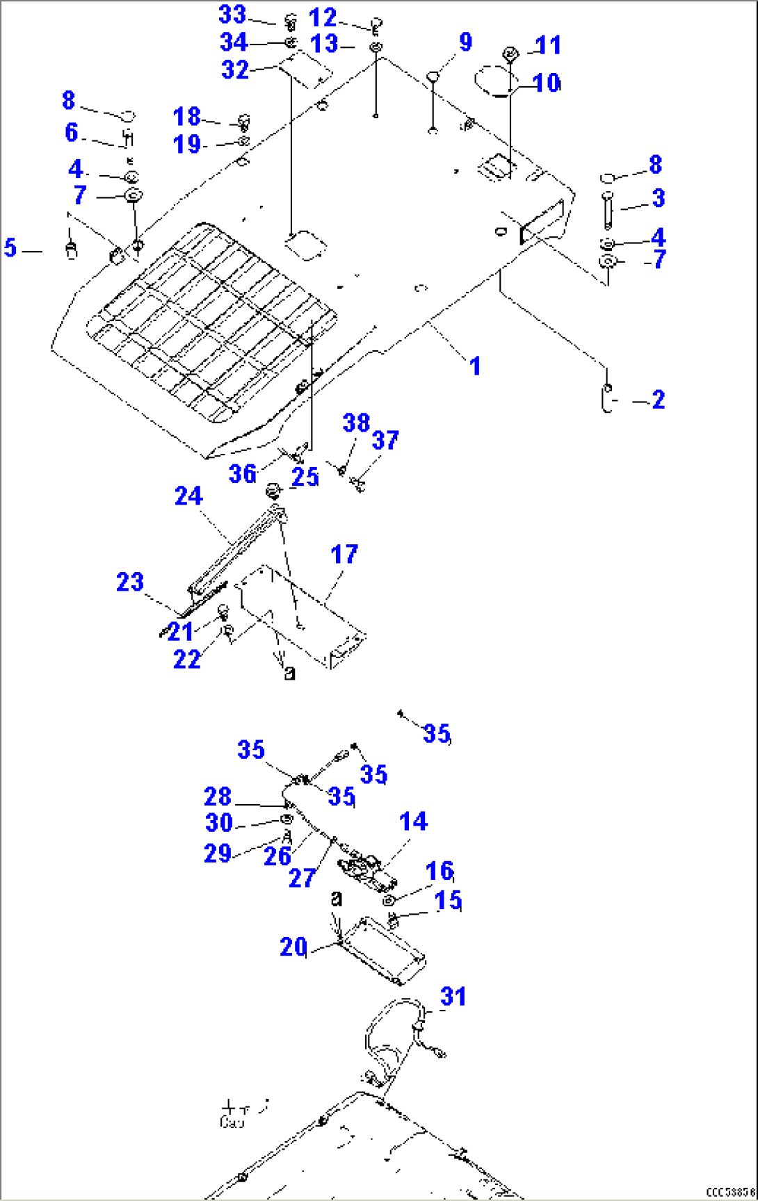 TOP GUARD (LV2) (DEMOLITION SPEC.)(#70001-75222)