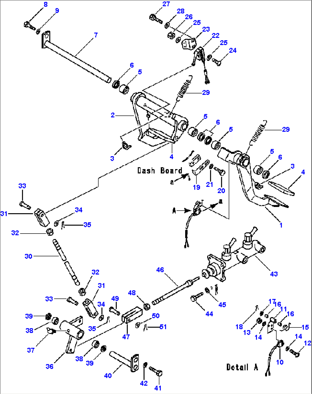 BRAKE PEDAL AND LINKAGE