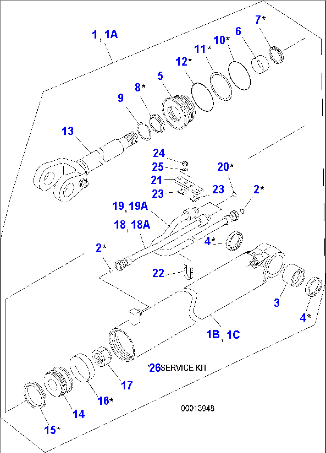 BOOM CYLINDER (INNER PARTS)