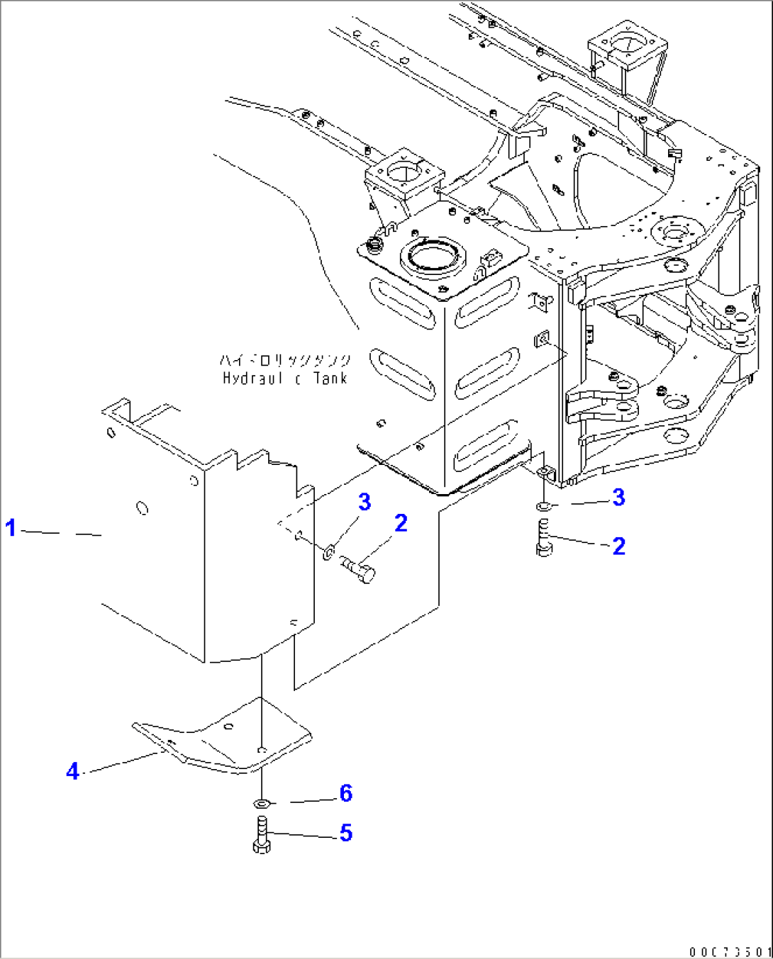 HYDRAULIC TANK (FOR WASTE HANDLER)
